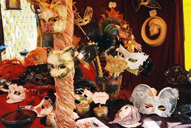 Karneval mit Masken in Venedig